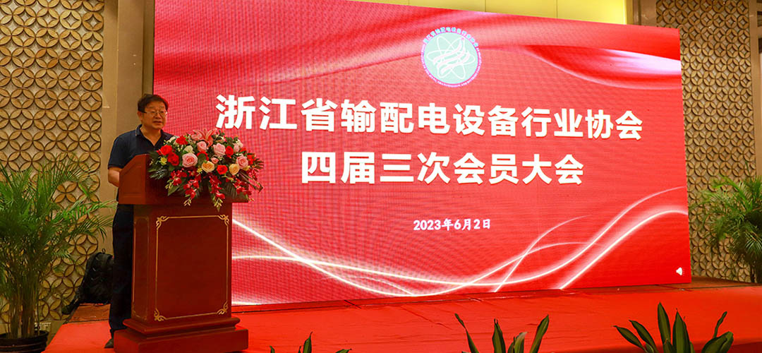 浙江省輸配電設(shè)備行業(yè)協(xié)會四屆三次會員大會