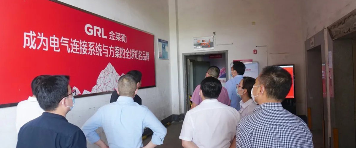 市領(lǐng)導進入浙江金萊勒電氣有限公司